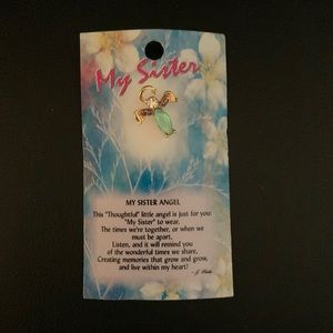 ⭐️My sister angel pin